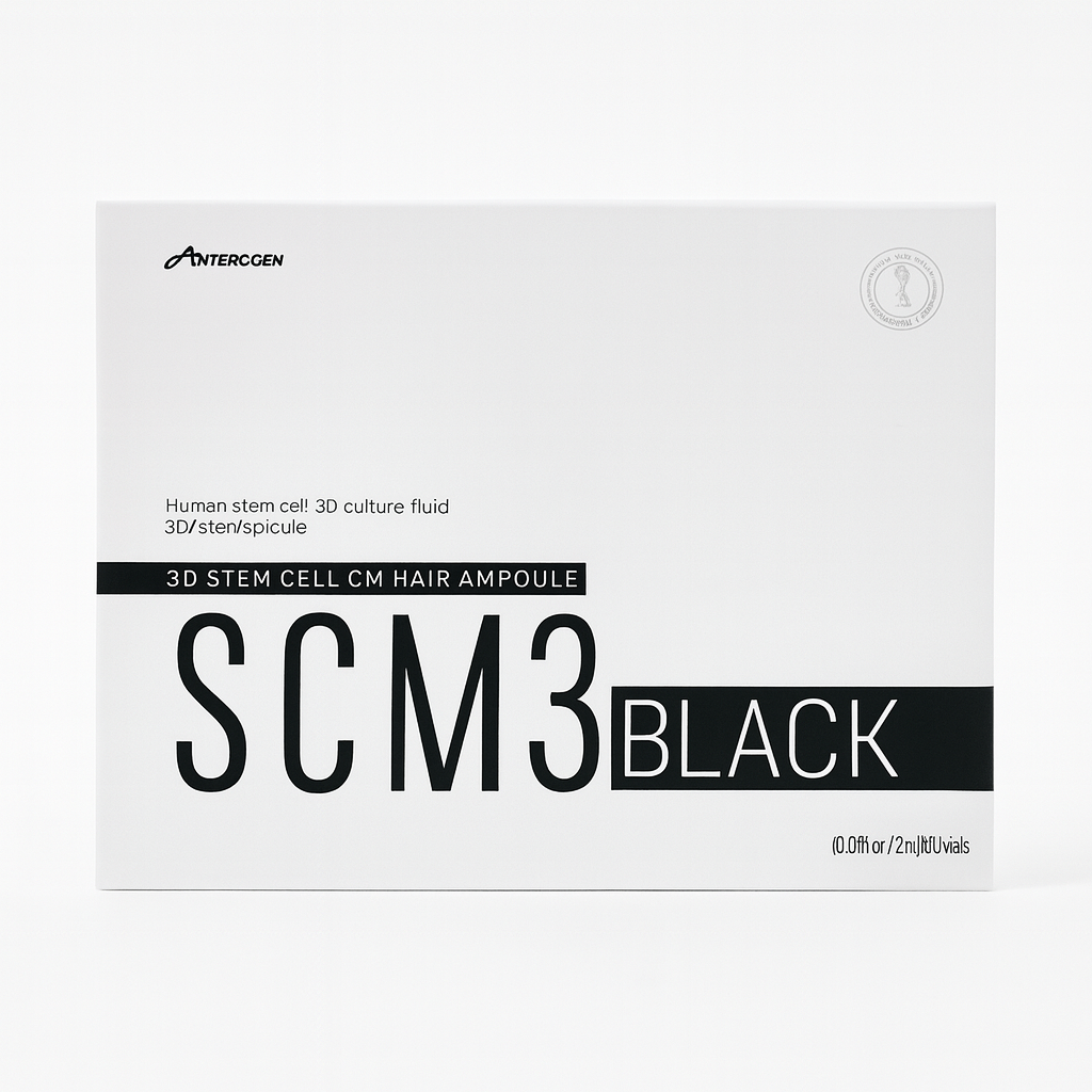 Antrogen SCM3 Black 2ml × 10 Vials | Human Stem Cell Conditioned Media Hair & Scalp Booster