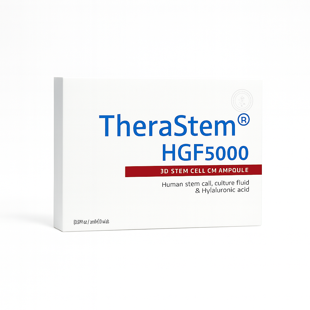 Therastem HGF5000 Stem Cell Ampoule 2ml × 10 Vials – Advanced Skin Regeneration & Anti-Aging Serum